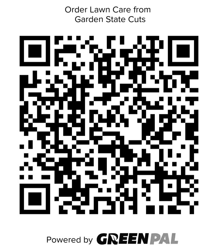 QR code to order lawn care from Garden State Cuts on GreenPal
